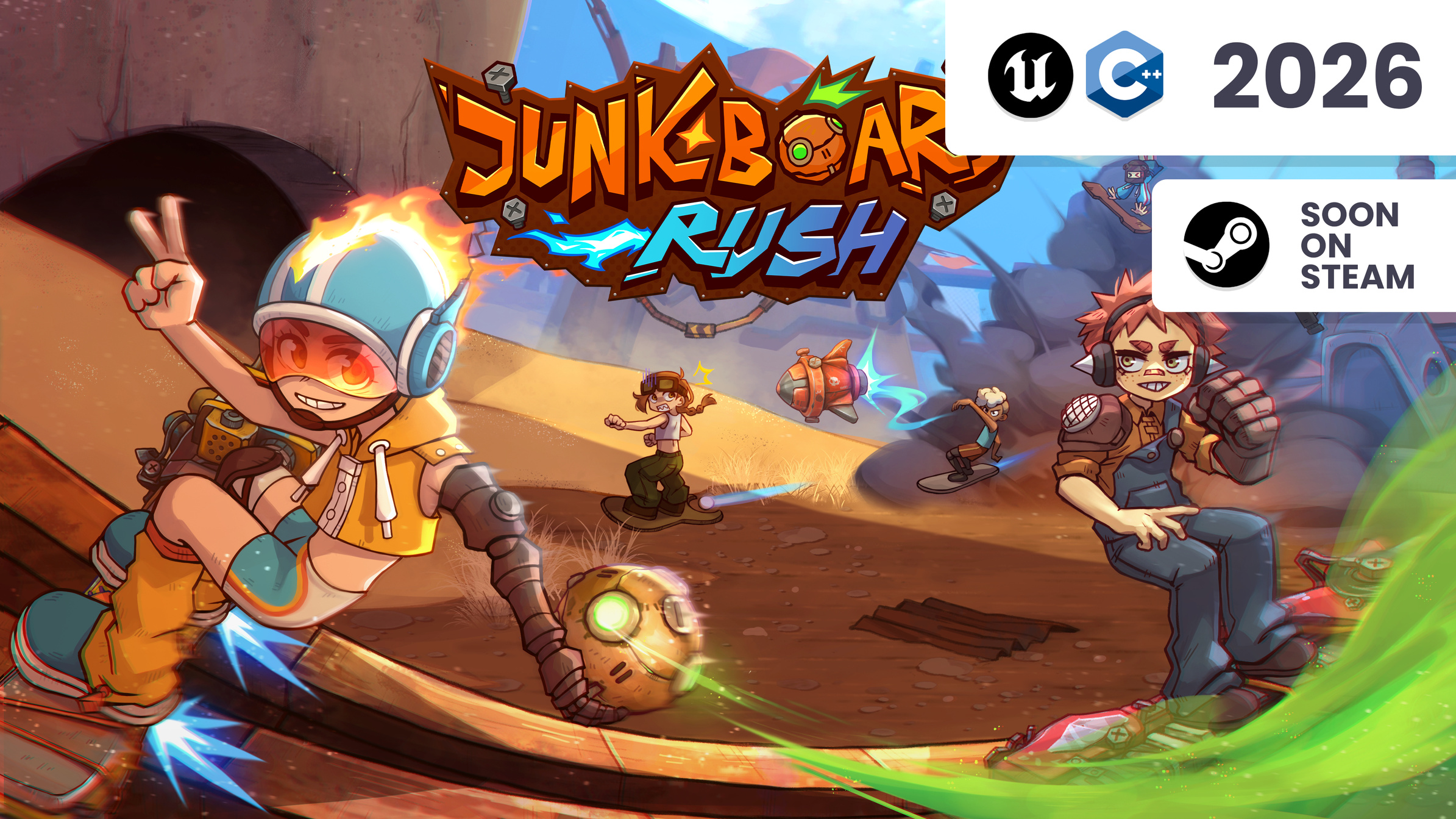 Junkboard Rush (FFA Battle Arena Multiplayer)